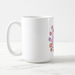 Café Taza de pastel de fantasmas Kawaii de otoño