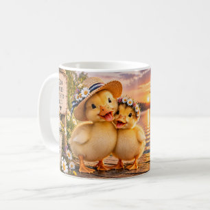 Café Taza de pato que hace que la vida sea más hermosa 