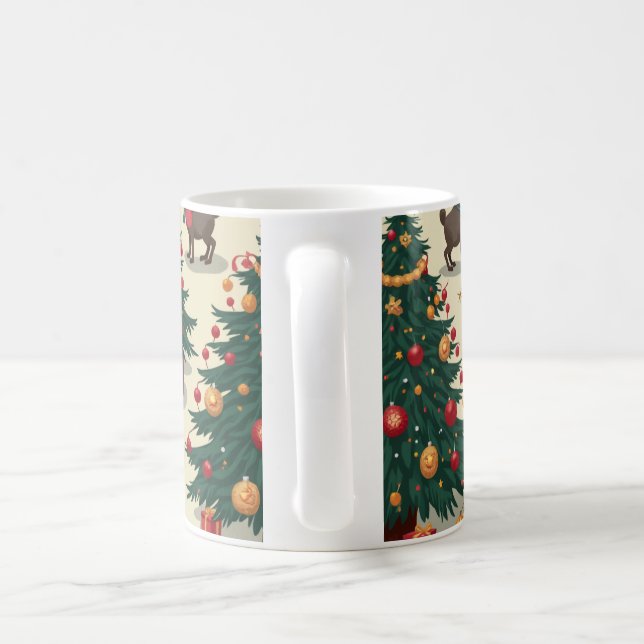 Café taza de patrón de navidad (Mango)