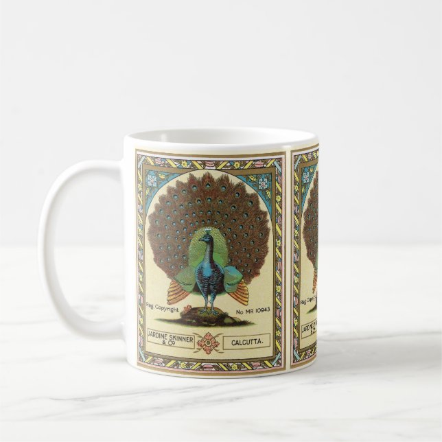 Café Taza de pavo real (Izquierda)