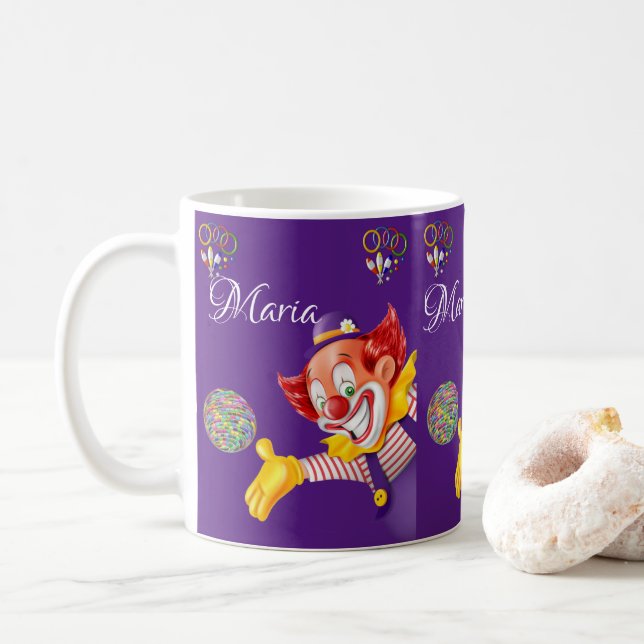 Café Taza de Payaso (Con donut)