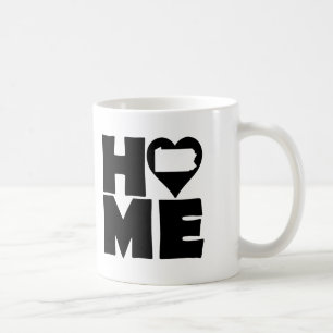 Café Taza de Pennsylvania Home Heart State o Taza de vi