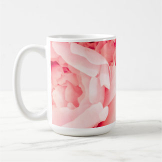 Café Taza de Peonías Rosas