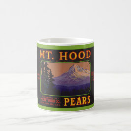 Café Taza de peras Mt. Hood