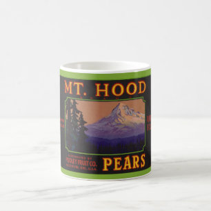 Café Taza de peras Mt. Hood