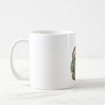 Taza de Perezoso Padre de Plantas Abrazando Monste