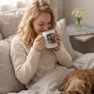 Café Taza de perro con foto personalizada, el hogar est