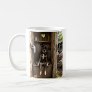 Café Taza de perro de granja Chihuahua divertido