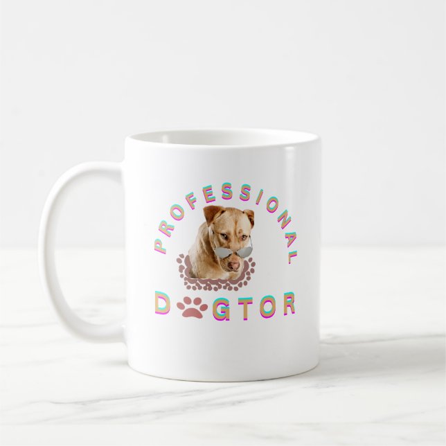 Café Taza de perro profesional para amantes de los perr (Izquierda)