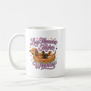 Café Taza de perro vienés lindo