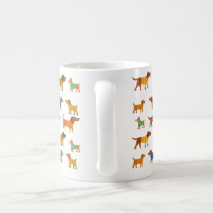 Café Taza de perros lindos con suéteres
