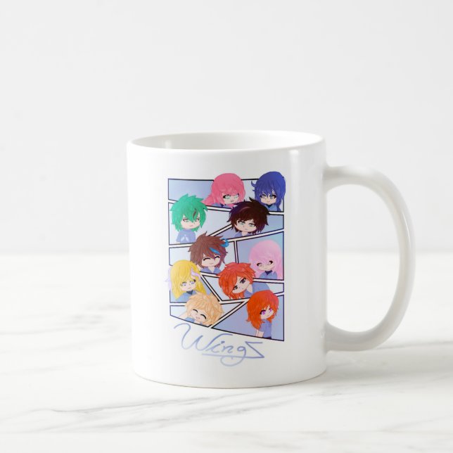 Café Taza de personajes múltiples Wingz (Derecha)