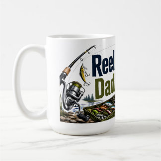 Café Taza de pesca 'Cállate, papá está pensando'