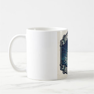 Café Taza de pesca con insignia de pez espada de Florid