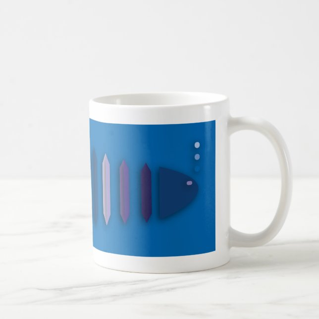 Café Taza de pez para diestra (Derecha)