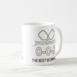 Café Taza de pickleball bajo techo 0-0-2 The Best Start
