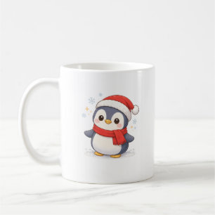 Café Taza de pingüino de Navidad linda – Kawaii