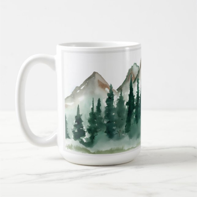 Café Taza de Pinos de Montaña (Izquierda)