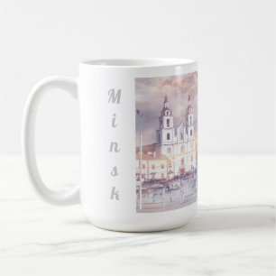 Café Taza de pintura de arquitectura de Minsk Bielorrus