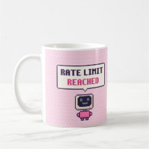 Taza De Pixel De IA Divertida Límite De Tasa Alcan