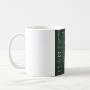 Café Taza de Pizarra de Física y Matemáticas   Ecuación