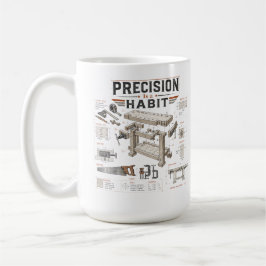 Café Taza de Plano de Precisión Blueprint