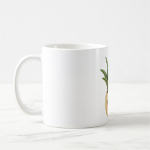 Café Taza de planta de interior Kawaii Aloe Vera