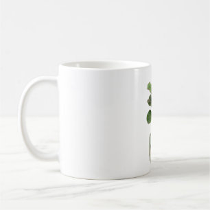 Café Taza de planta interior Kawaii de higuera de hoja