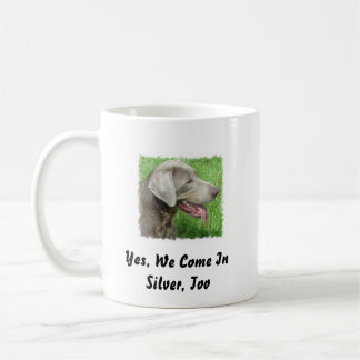 Café Taza de plata del labrador retriever