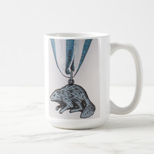 Café TAZA DE PLATA del personalizable del CASTOR 2013