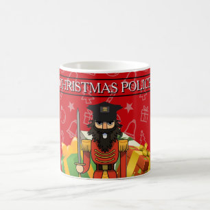 Café Taza de policía de Navidad Co. de vacaciones div