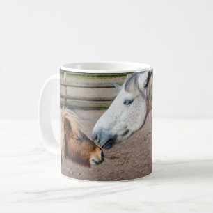 Café Taza de pony Shetland y pony Highland