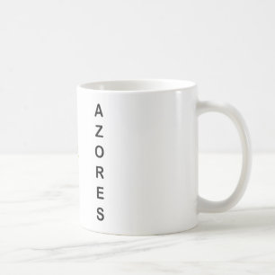 Café Taza de Portugal de las islas de Azores