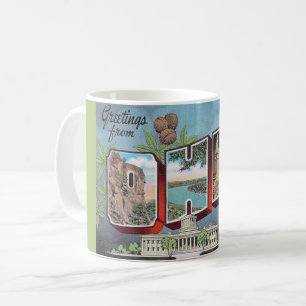 Café Taza de postal antigua de Ohio