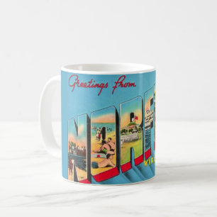 Café Taza de postal de bienvenida a Norfolk VA