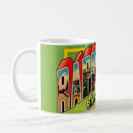 Café Taza de postal de saludo de Rapid City SD