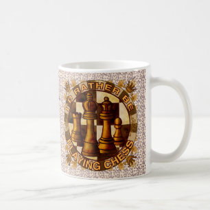 Café Taza de Prefiero Jugar Ajedrez