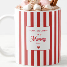Taza de primera Navidad como Mamá