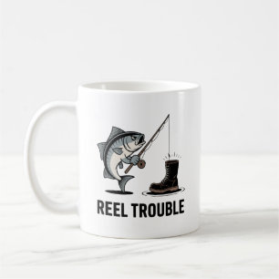 Café Taza de problemas de carrete – Regalo divertido de