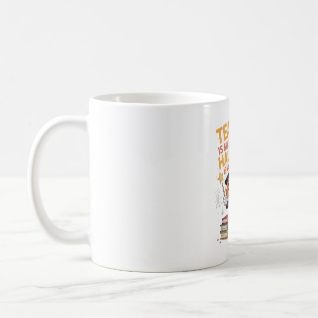 Café Taza de profesor de Halloween – Superpoder y fiest (Izquierda)