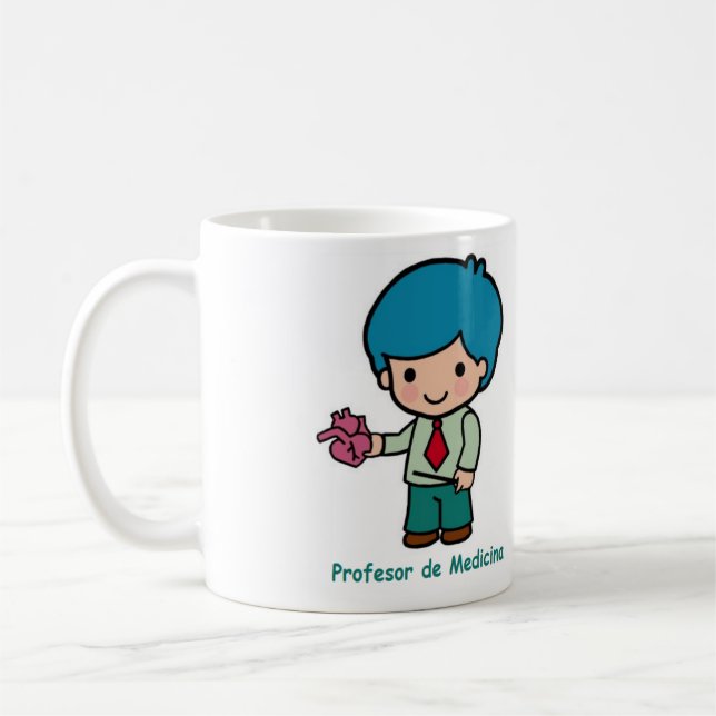 Café Taza de profesor de medicina o anatomía (Izquierda)