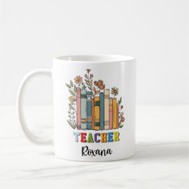 Café taza de profesor personalizada, taza de personaliz