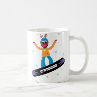 Café Taza de Puterbug de la snowboard