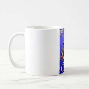 Café Taza de Pyramid Comics - Fondo Azul