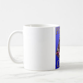 Café Taza de Pyramid Comics - Fondo Azul