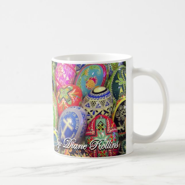 Café Taza de Pysanky 15oz (Derecha)