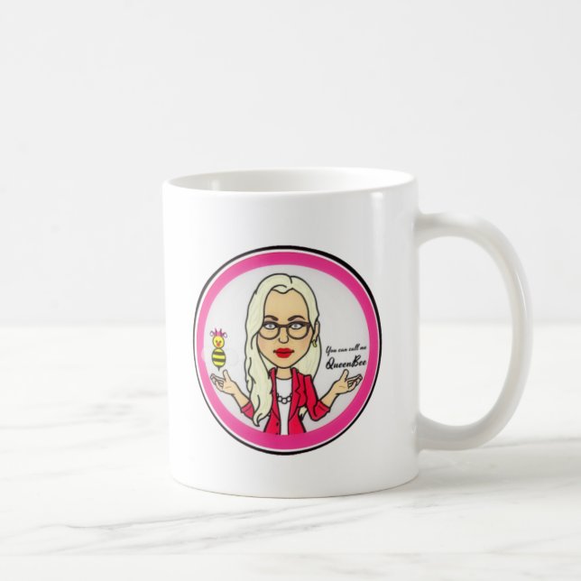 Café Taza de QueenBeeing de Angie Atkinson (Derecha)