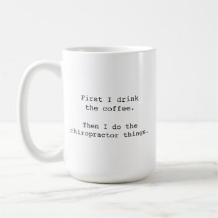Café Taza de quiropráctico, regalos de quiropráctico, q
