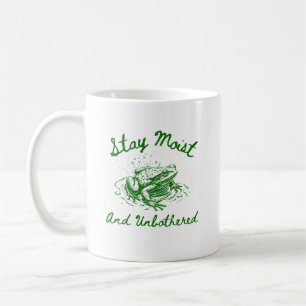 Café Taza de rana 'Mantente Húmeda y Sin Molestias' – R