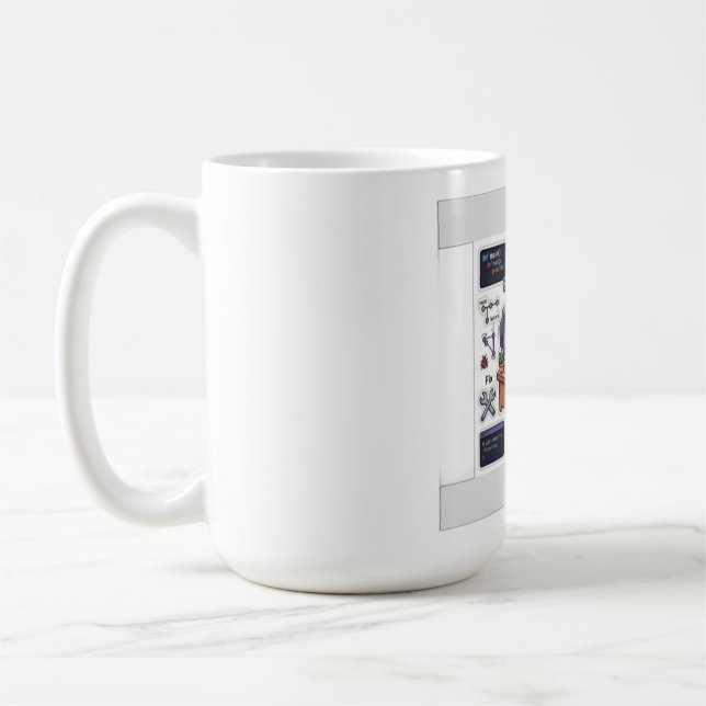 Café Taza de rana programadora de código lindo - Progra (Izquierda)